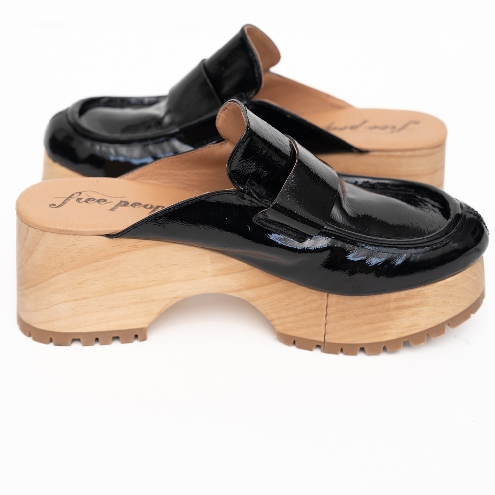 Free People | New! Corbin Loafer Clog Black Size 9‎ - Picture 4 of 13